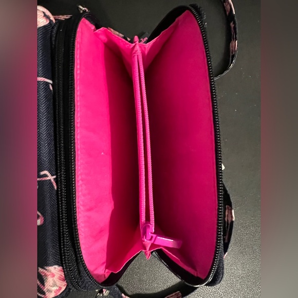 Vera Bradley Flamingo Print RIFD 3 in 1 - Crossbody Bag - Picture 4 of 4